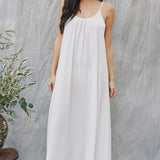 TULUM low back maxi - white