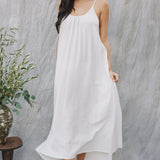 TULUM low back maxi - white