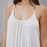 TULUM low back maxi - white