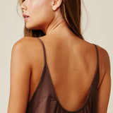 TULUM low back maxi - chocolate