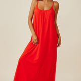 TULUM low back maxi - dahlia