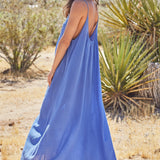 TULUM low back maxi - moroccan blue
