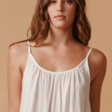 TULUM low back maxi in naked - white