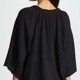MARRAKESH dashiki in double gauze - black