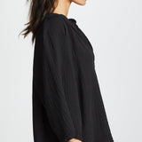 MARRAKESH dashiki in double gauze - black