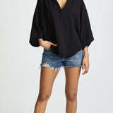 MARRAKESH dashiki in double gauze - black