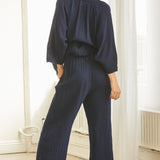 THE PINES beach pant in double gauze - pacific