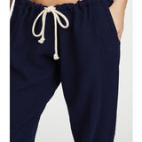 FIRE ISLAND surf pant in double gauze - pacific
