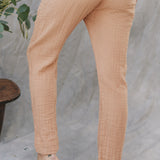 PRUDENCE ISLAND lounge pant in double gauze - latte