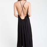 SEYCHELLES cross back maxi - black