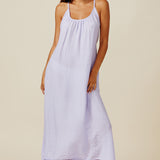 SEYCHELLES cross back maxi in naked - lilac
