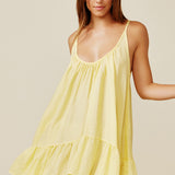 ST TROPEZ ruffle mini in naked - daffodil