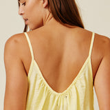 ST TROPEZ ruffle mini in naked - daffodil