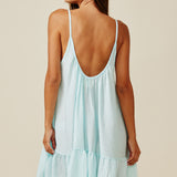 ST TROPEZ ruffle mini in naked - seafoam