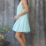 ST TROPEZ ruffle mini - ocean