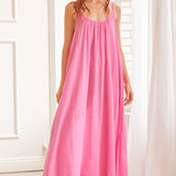 TULUM low back maxi - peony