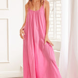 TULUM low back maxi - peony