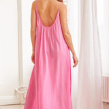 TULUM low back maxi - peony