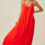TULUM low back maxi - dahlia