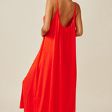 TULUM low back maxi - dahlia
