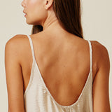 TULUM low back maxi in naked - sand