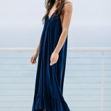 PALOMA ruffle maxi - pacific