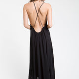 SEYCHELLES cross back maxi - black