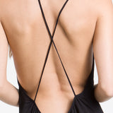 SEYCHELLES cross back maxi - black